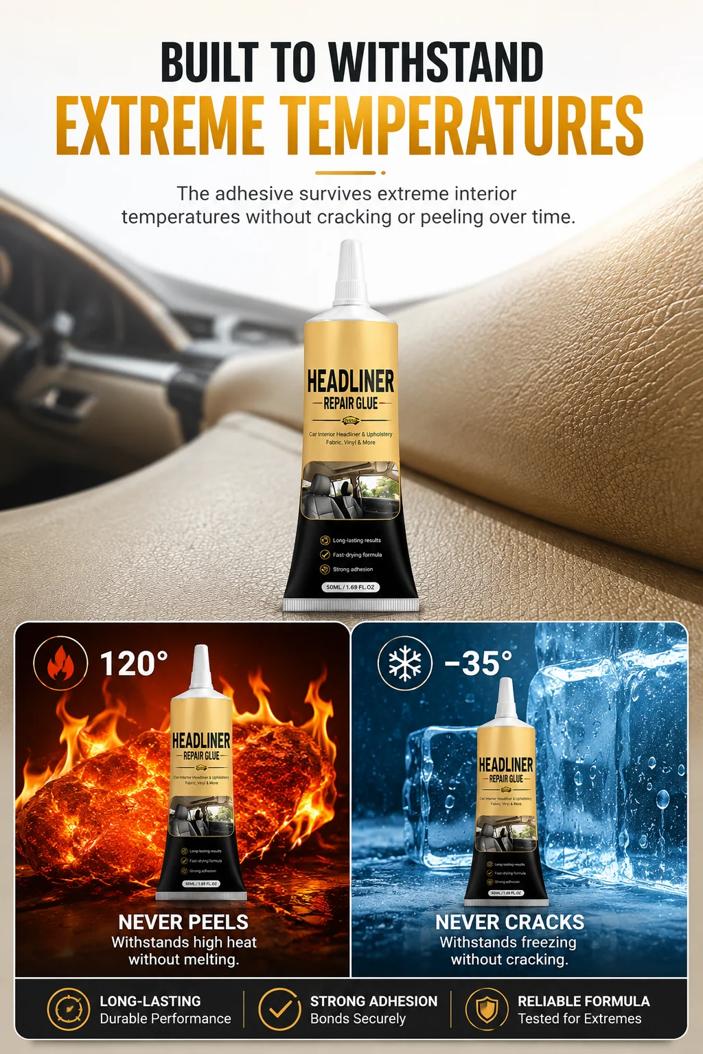 Waterproof Car Headliner Repair Glue